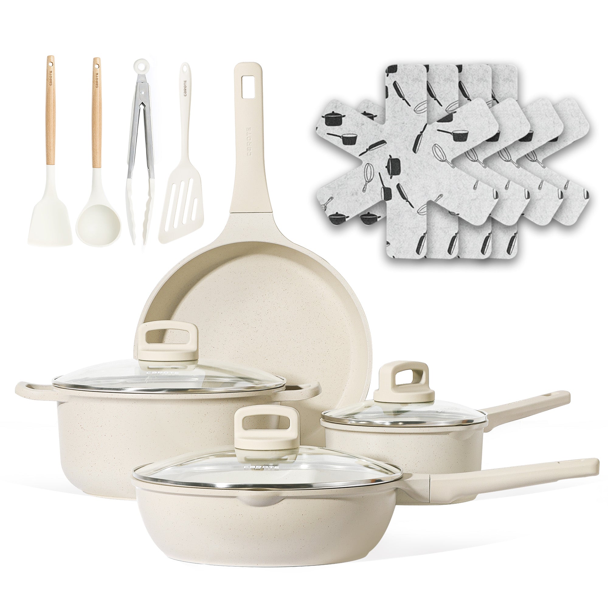 CAROTE Pots and Pans Set Nonstick, by Lulu