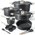 CAROTE 13pcs Pots and Pans Set, Cookware Set, Kitchen Cookwares