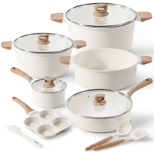 Icecream 13pcs Pots and Pans Cookware set, non stick