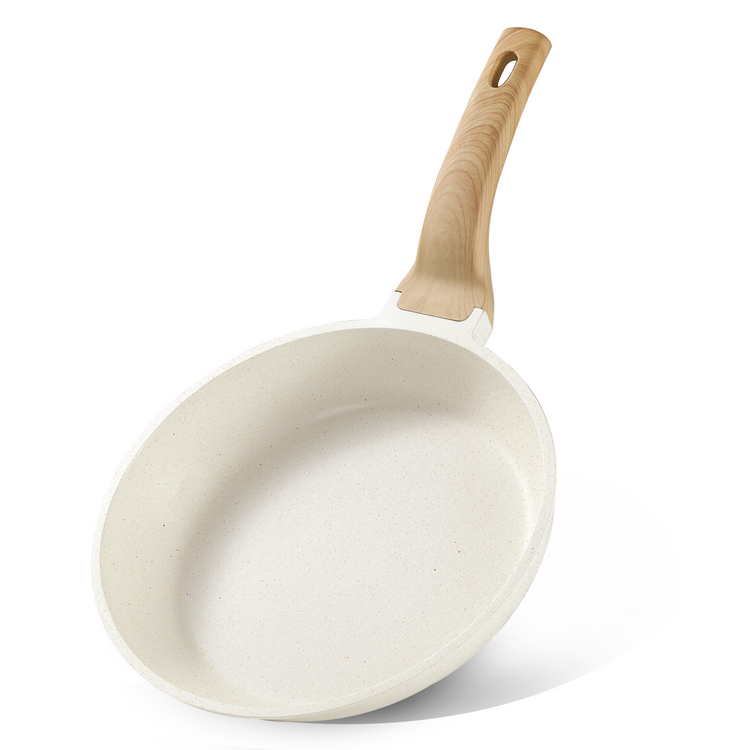 CAROTE Cream White Non Stick Frying Pan