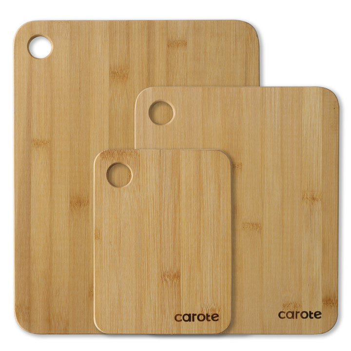 Carote 3pcs bamboo cutting boards