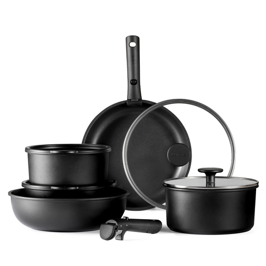 Carote Pots and Pans with Detachable Handle