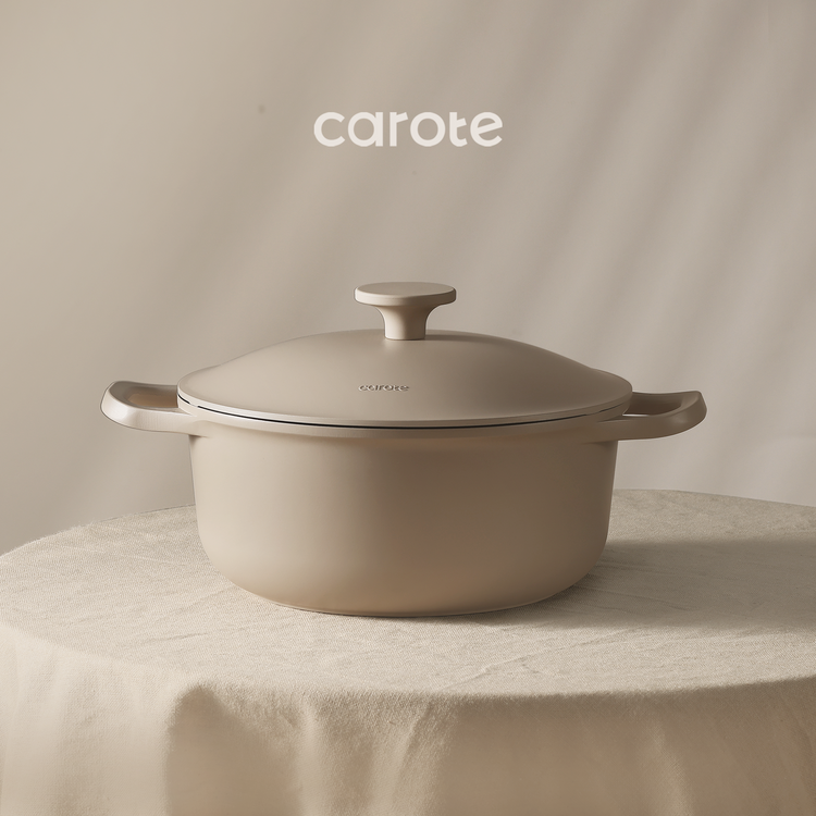 CAROTE Cosy-Collection 13 Pieces Nonstick Cookware Set, Pans and Pots, PFOA free