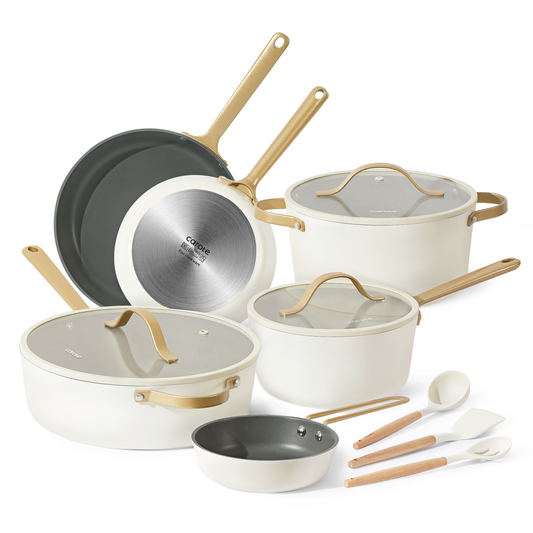 Carote Nonstick Pots and Pans Set, 21 Pcs Induction Kitchen Cookware S